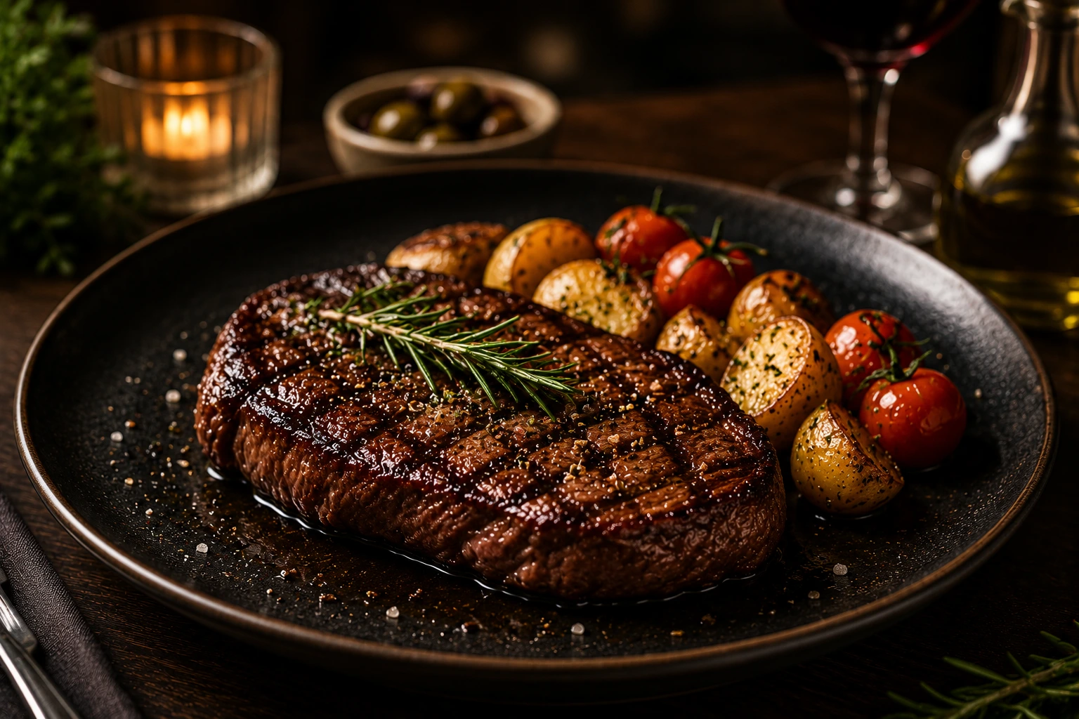 Grilled Ribeye Steak